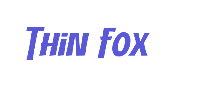 Thin Fox Font Download