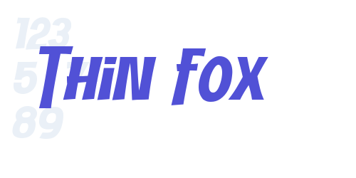 Thin Fox-font-download