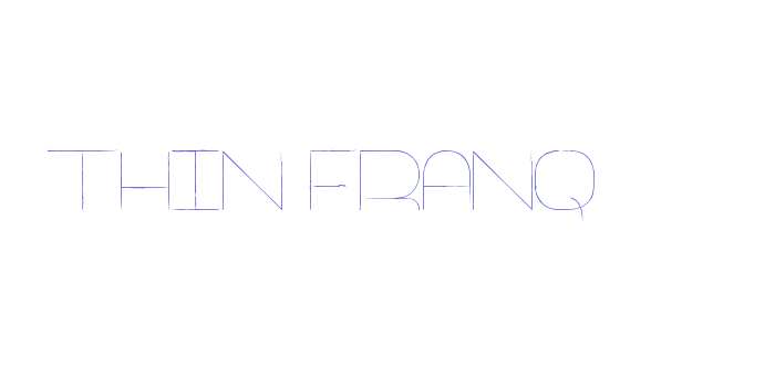 Thin Franq Font Download