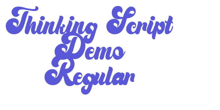 Thinking Script Demo Regular Font Download