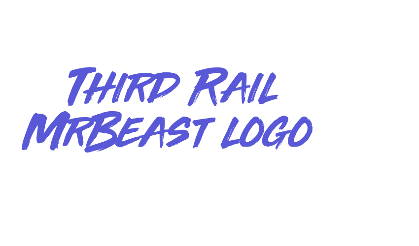 Third Rail MrBeast logo Font Download