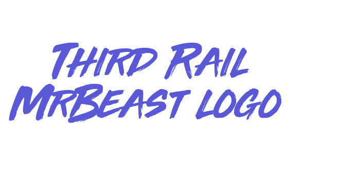 Third Rail MrBeast logo Font Download