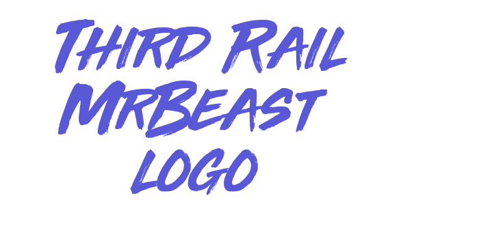 Third Rail MrBeast logo Font