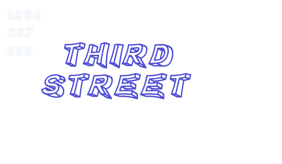 Third Street-font-download