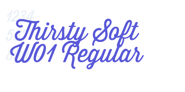 Thirsty Soft W01 Regular font free