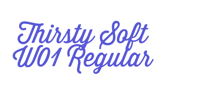 Thirsty Soft W01 Regular Font Download