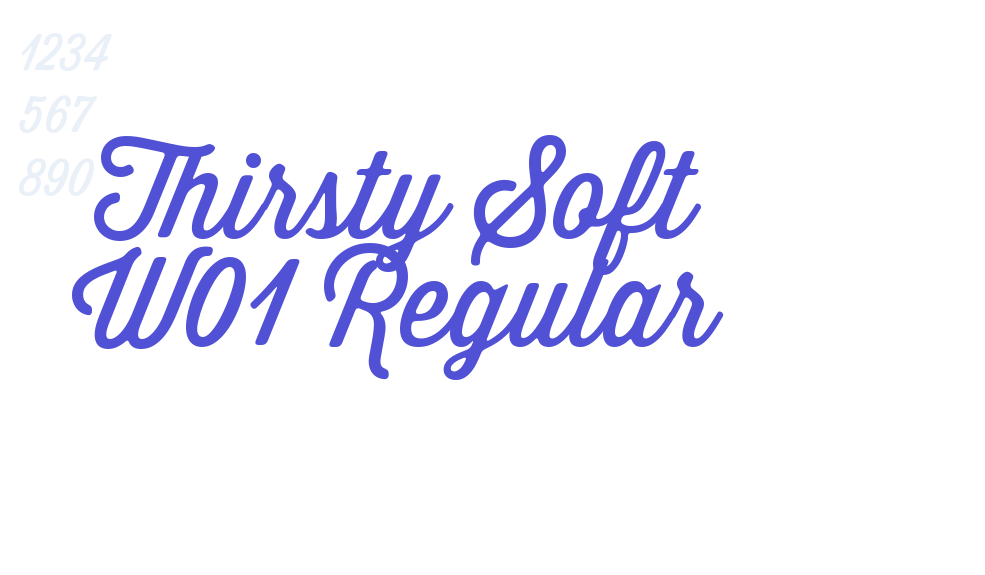 Thirsty Soft W01 Regular-font-download