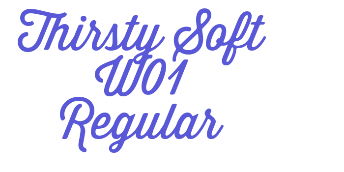 Thirsty Soft W01 Regular Font