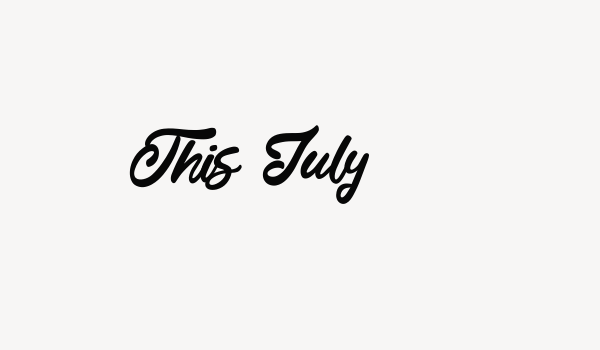 This July Font