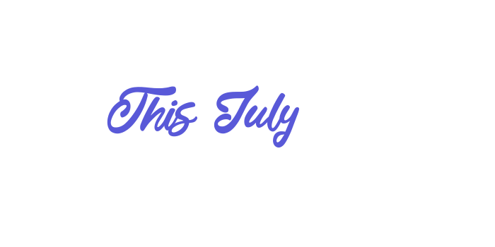 This July Font Download