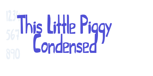 This Little Piggy Condensed-font-download