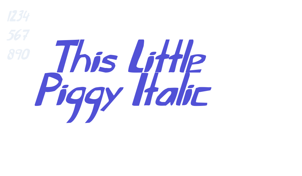 This Little Piggy Italic-font-download