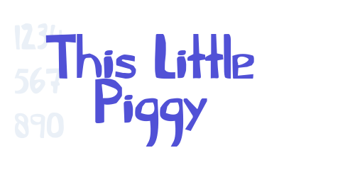 This Little Piggy-font-download