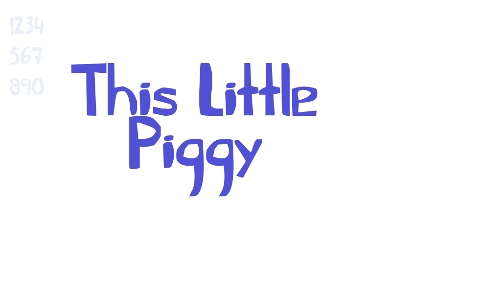 This Little Piggy-font-download