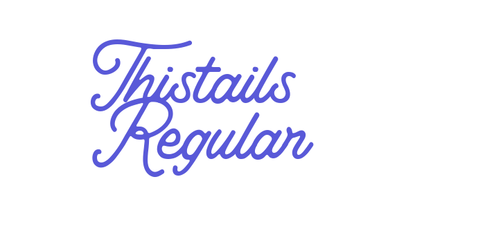 Thistails  Regular Font Download