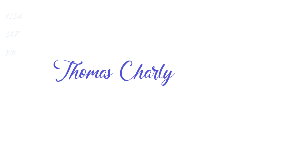 Thomas Charly-font-download