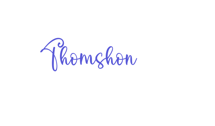 Thomshon Font