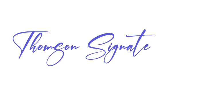 Thomson Signate Font Download