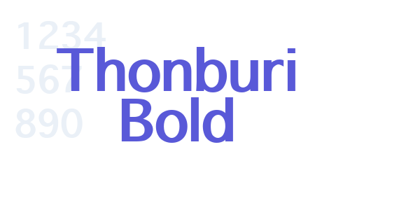 Thonburi Bold font