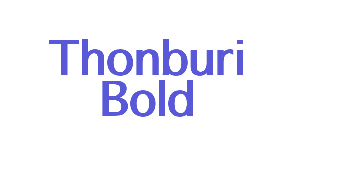 Thonburi Bold Font Download