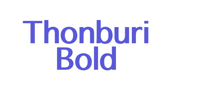 Thonburi Bold Font