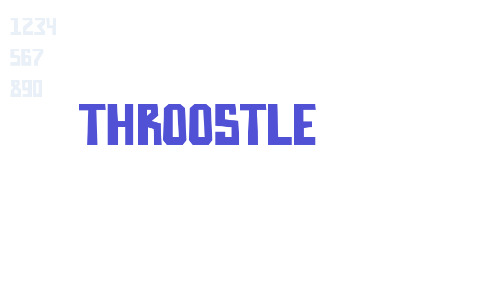 Throostle-font-download