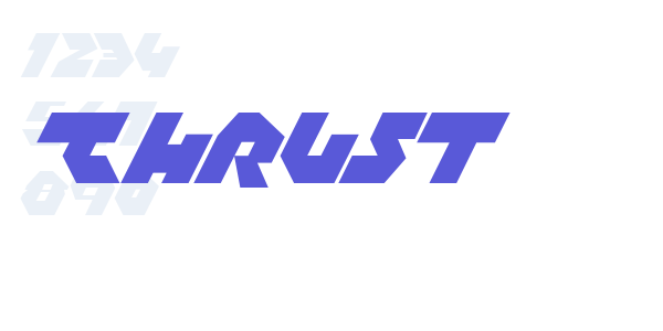 Thrust font free