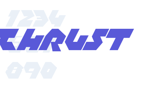 Thrust Font Download