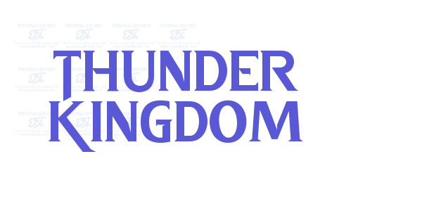 Thunder Kingdom font free