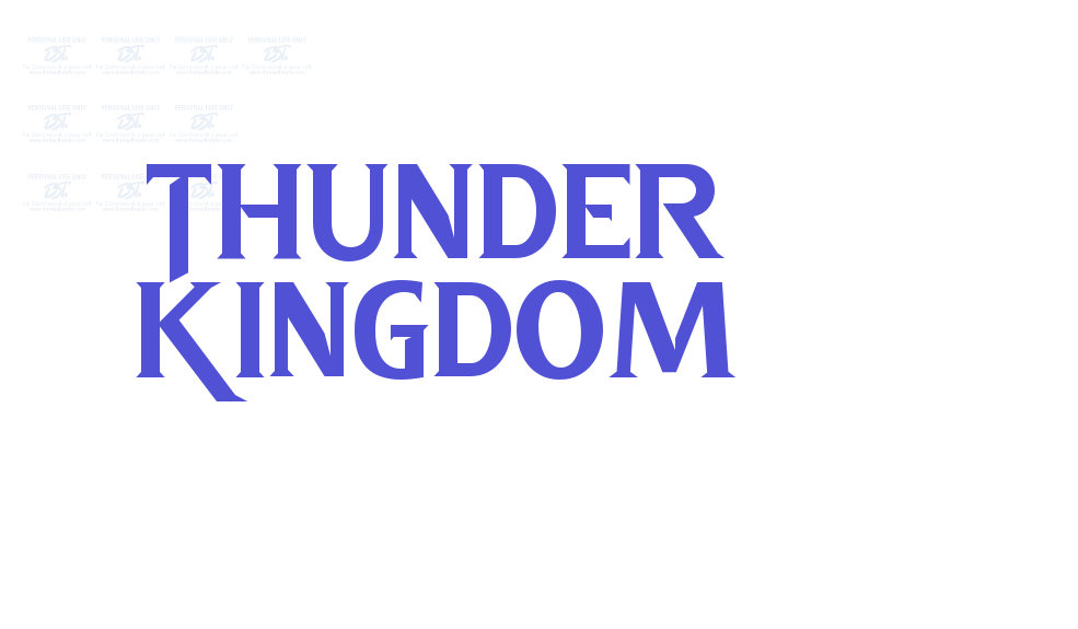 Thunder Kingdom-font-download