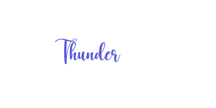 Thunder Font Download