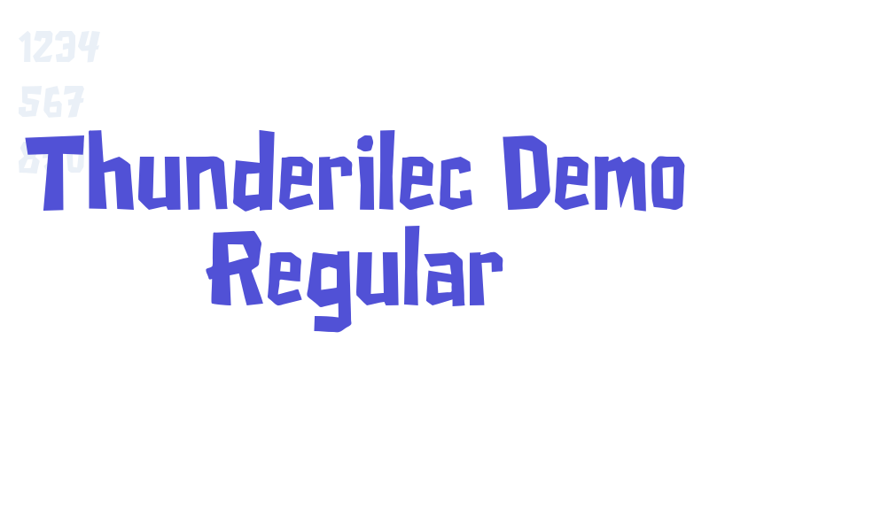 Thunderilec Demo Regular-font-download