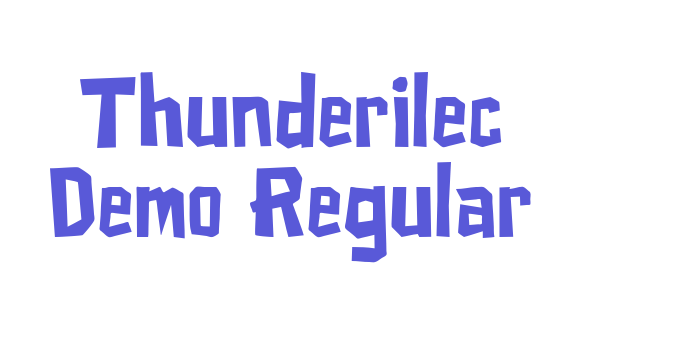 Thunderilec Demo Regular Font