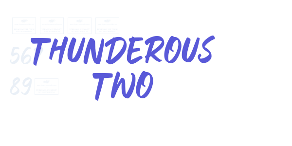 Thunderous Two font free