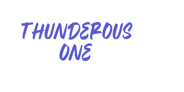 Thunderous One Font Download