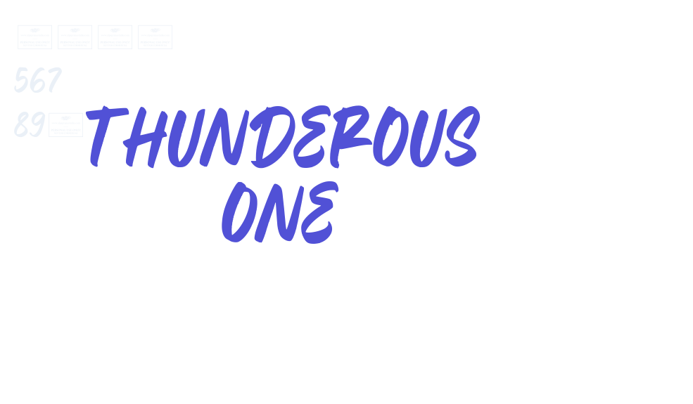 Thunderous One-font-download