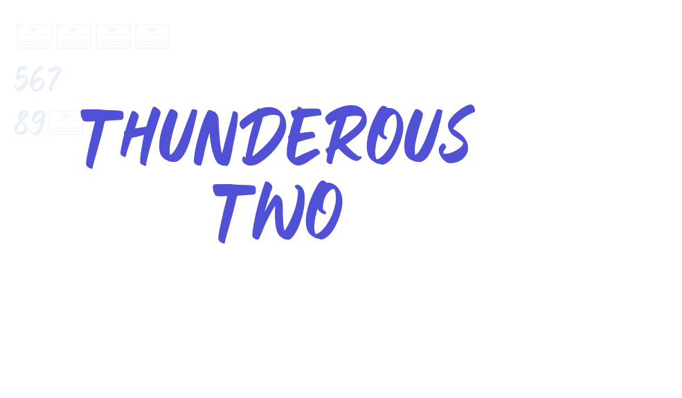 Thunderous Two-font-download