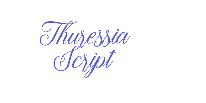 Thuressia Script Font Download