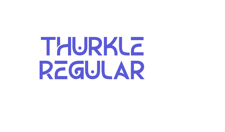 Thurkle Regular Font Download