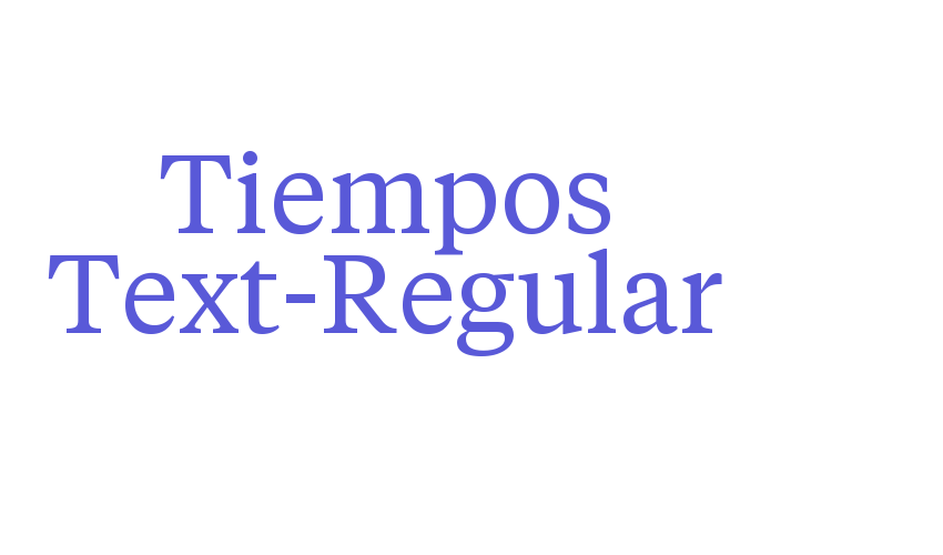 Tiempos Text-Regular Font