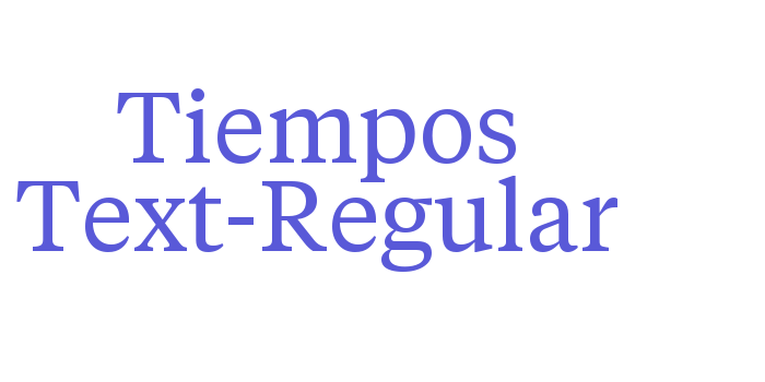 Tiempos Text-Regular Font Download