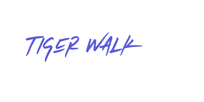 Tiger Walk Font