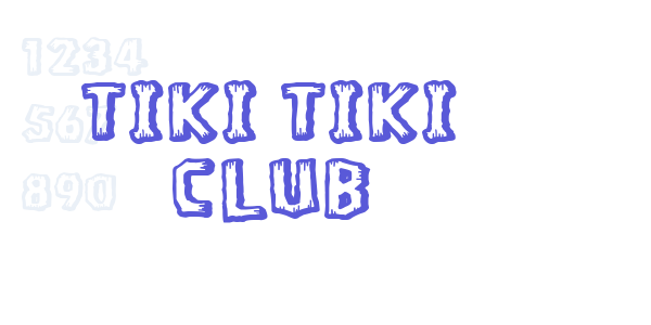 Tiki Tiki Club font free