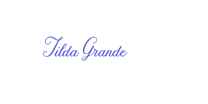 Tilda Grande Font Download