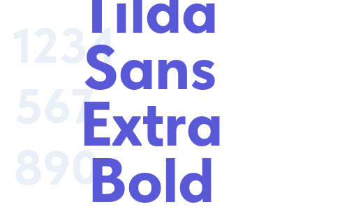 Tilda Sans Extra Bold Font Download