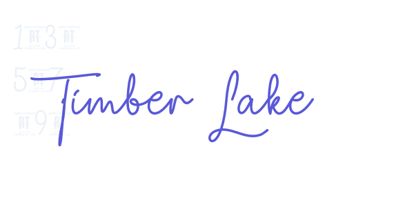 Timber Lake font free