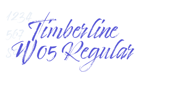 Timberline W05 Regular font free