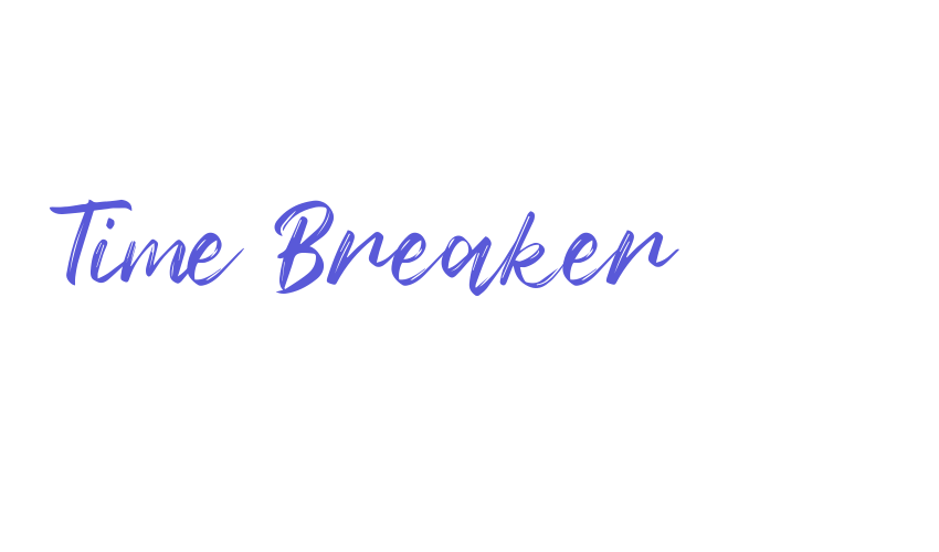 Time Breaker Font