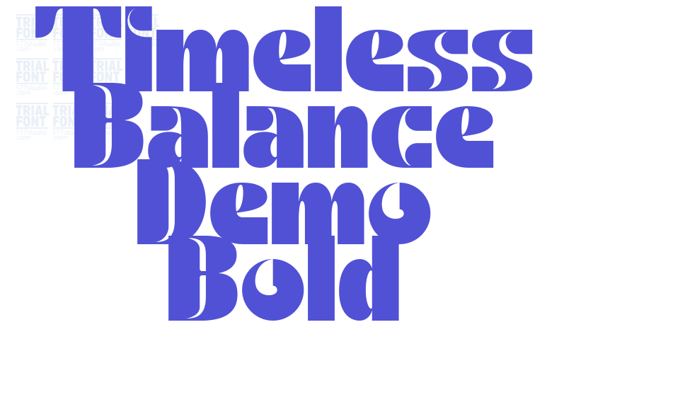 Timeless Balance Demo Bold-font-download