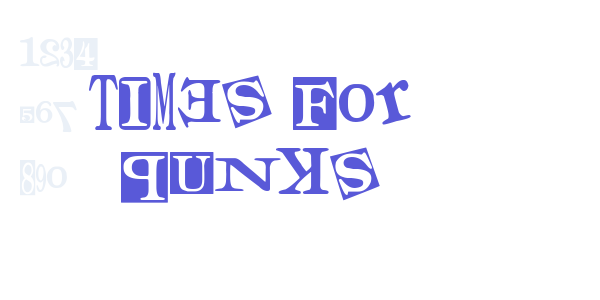 Times for Punks font free